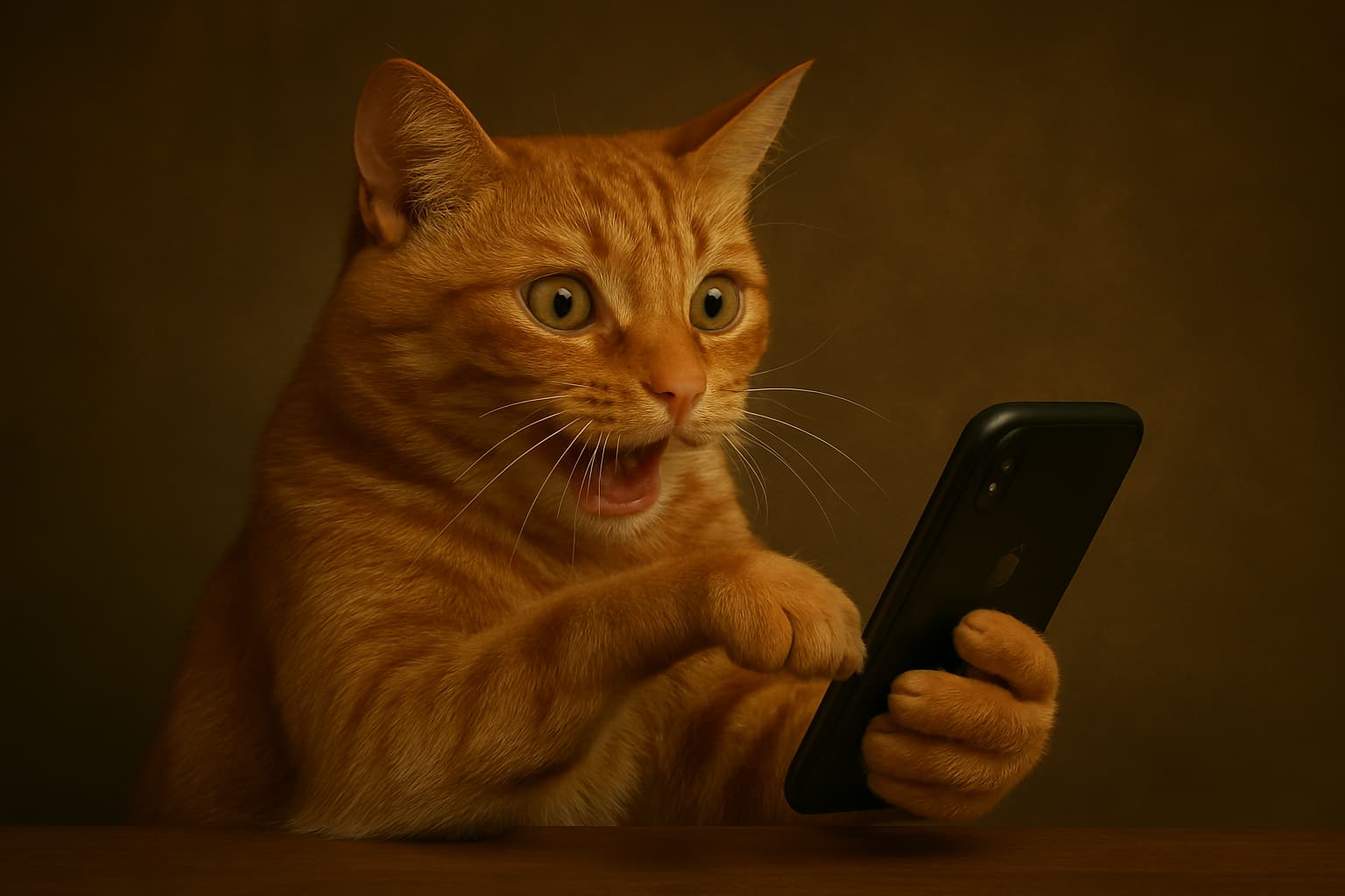 cat-on-phone