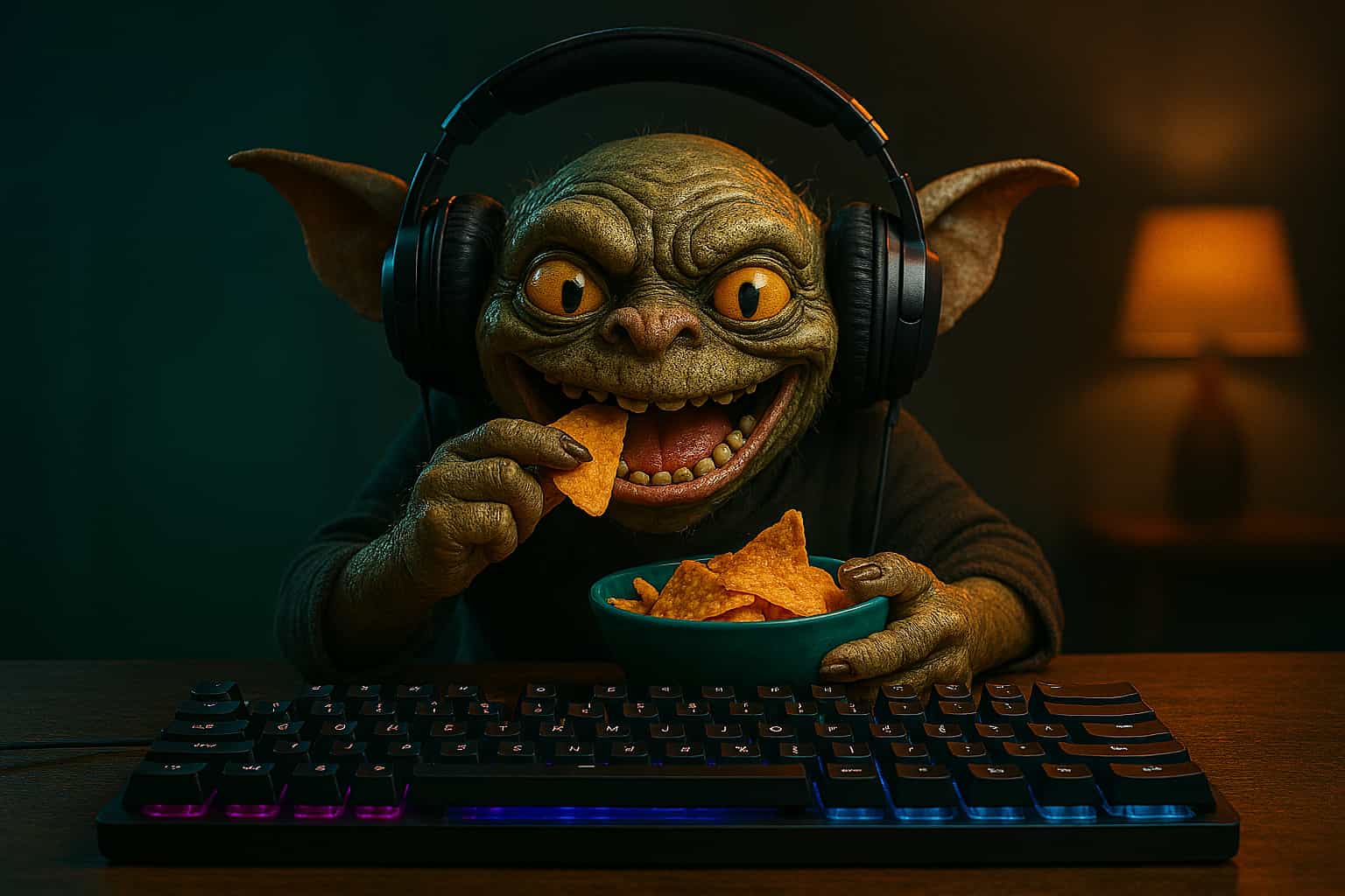 gremlin-eating-chips