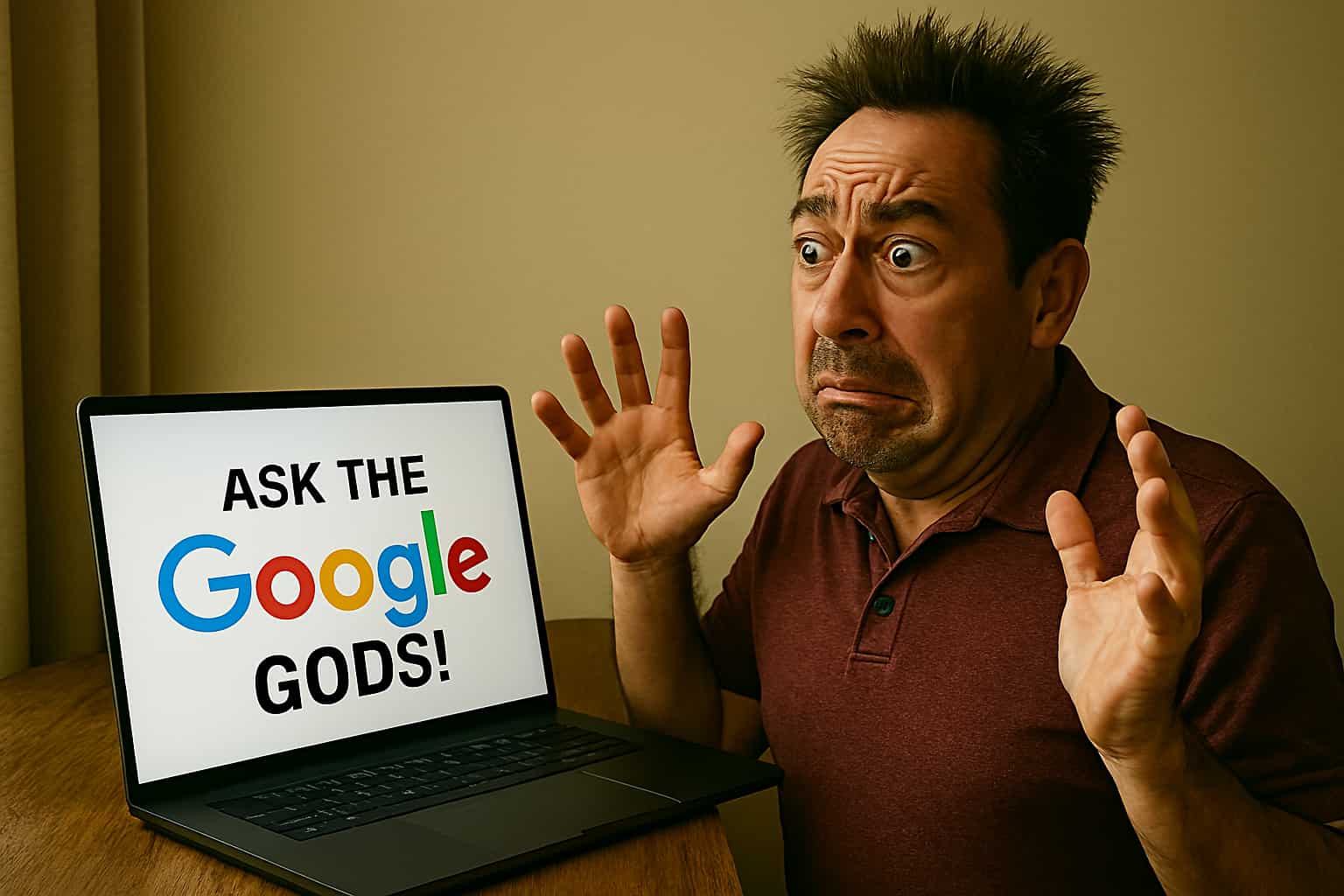 man-summons-google-gods-on-computer