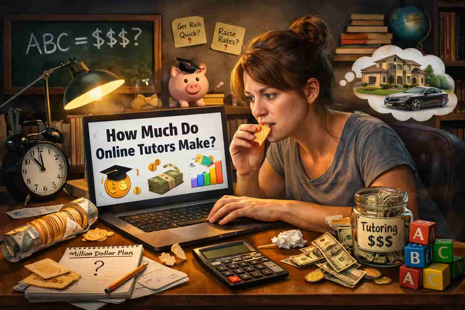 how much do online tutors make
